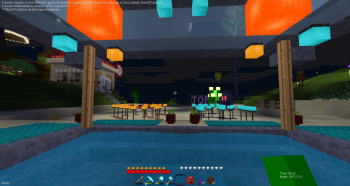 Chillen im Pool nahe Hometown-Spawn