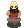 A working animated blacksmith